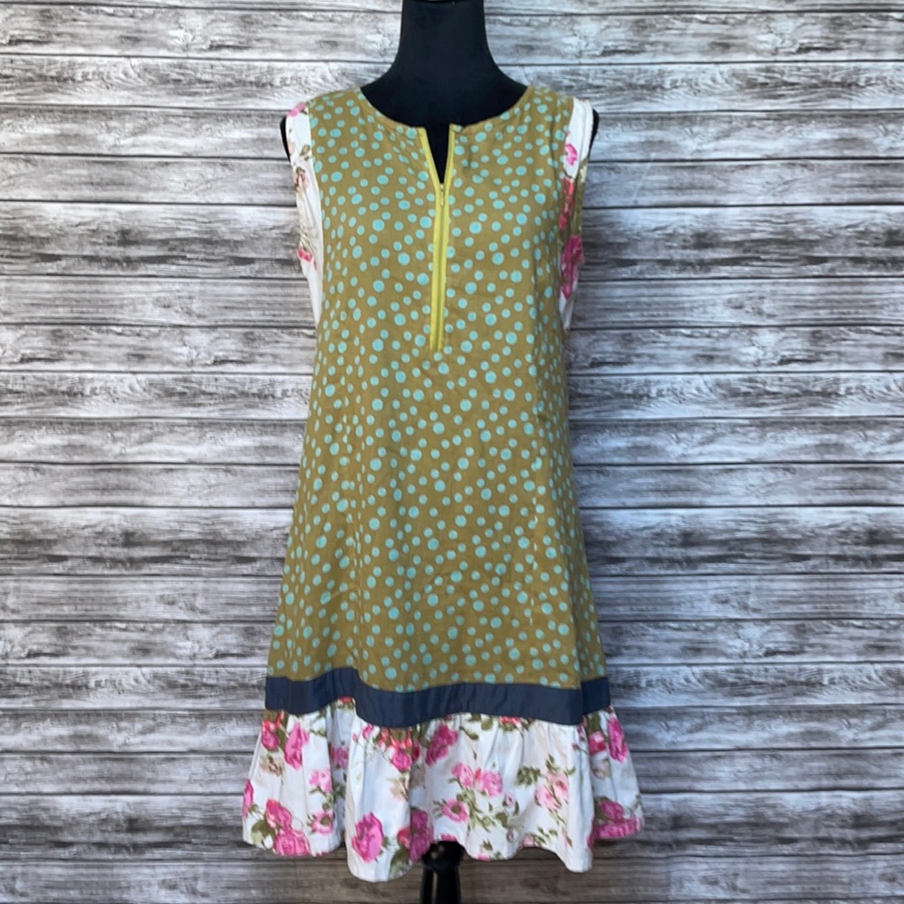 Little Journeys Chicago Polka Dot Sheath Dress-M